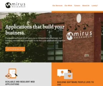 Mirusresearch.com(Mirus Research) Screenshot