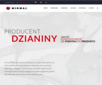 Mirwal.pl(Producent Dzianin) Screenshot