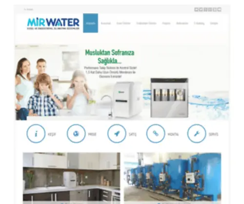 Mirwater.com.tr(Mirwater Su Arıtma Sistemleri) Screenshot