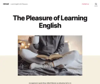 Mirxad.com(The Pleasure of Learning English) Screenshot
