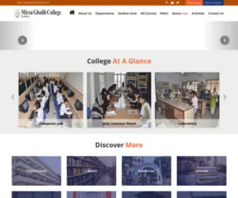 Mirzaghalibcollegegaya.ac.in(Mirza Ghalib College) Screenshot