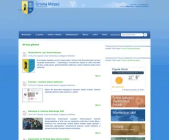 Mirzec.pl(Gmina Mirzec) Screenshot