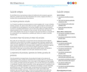 Mis10Favoritos.es(Guía de compra por) Screenshot