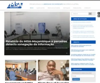 Misa.org.mz(MISA Moçambique) Screenshot