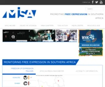 Misa.org(MISA Regional) Screenshot
