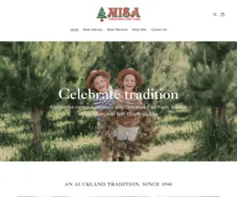 Misachristmastrees.co.nz(Misa Trees) Screenshot