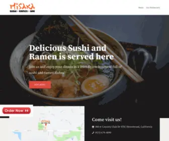 Misakasushi.com(Misaka Sushi) Screenshot