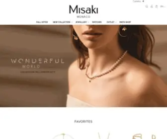 Misaki-Pearls.com(Discover the Misaki pearl jewelry collection) Screenshot