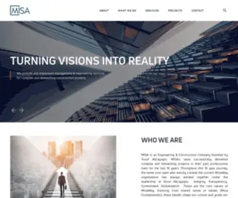 Misapro.com(Engineering &amp; Construction) Screenshot