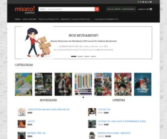 Misatocomics.com.ar(Misato Comics) Screenshot