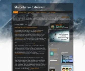 Misbehavinlibrarian.com(Misbehavin' Librarian) Screenshot