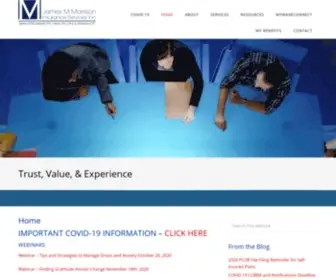 Misbenefits.com(Morrison Insurance Services) Screenshot