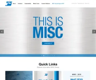 Misc.com.my(MISC Group) Screenshot