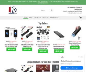 Miscelaneosusa.com(Create an Ecommerce Website and Sell Online) Screenshot