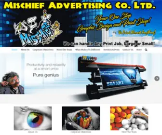 Mischiefadvertising.com(#1 Promotional Media in Trinidad & Tobago) Screenshot