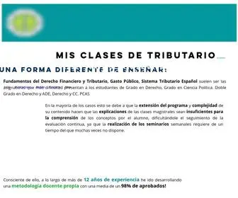 Misclasesdetributario.com(Mis Clases de Tributario) Screenshot