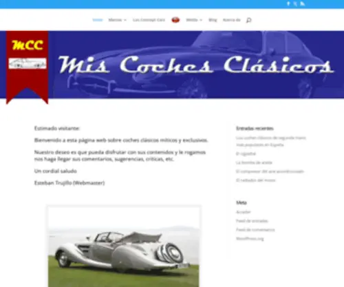 Miscochesclasicos.com(Mis coches clásicos) Screenshot