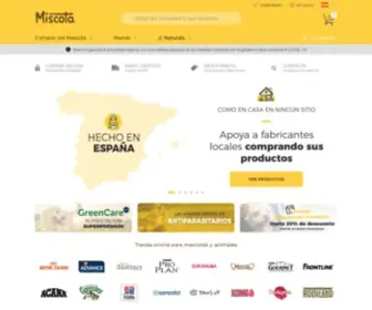 Miscota.es(Tienda de mascotas) Screenshot