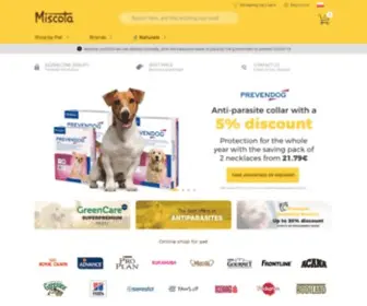 Miscota.pl(Sklep zoologiczny) Screenshot