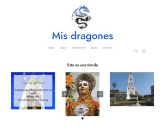 Misdragones.com(Tienda de articulos de dragones) Screenshot