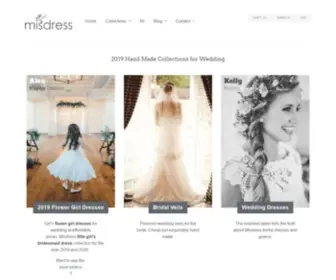 Misdress.com(Handmade Flower Girl Wedding Dresses) Screenshot