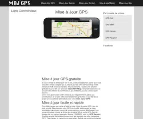 Mise-A-Jour-GPS.com(Mise A Jour GPS) Screenshot