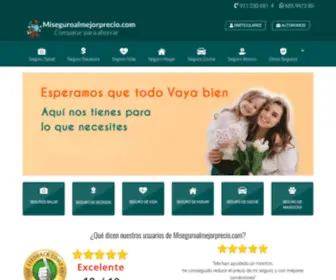 Miseguroalmejorprecio.com(▷) Screenshot