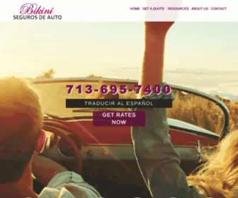 Misegurodeauto.com(Bikini Insurance Agency) Screenshot