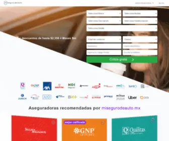 Misegurodeauto.mx(Cotizador de Seguros de Autos) Screenshot