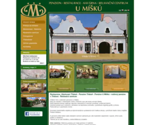 Misek.cz(PENZION, RESTAURACE) Screenshot