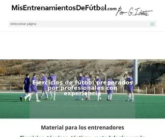 Misentrenamientosdefutbol.com(Entrenamientos de F) Screenshot