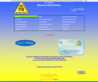 Misericordiapedara.it(Misericordia Pedara) Screenshot