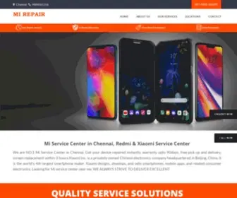 Miservicecenterinchennai.com(Redmi Service Center in Chennai) Screenshot