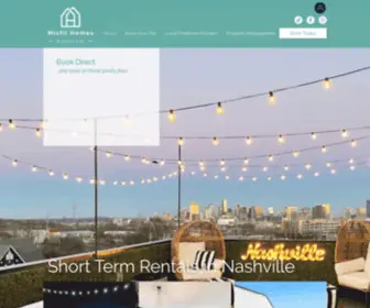 Misfithomes.com(Short term rentals) Screenshot