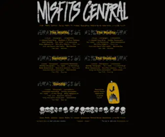 Misfitscentral.com(The Misfits Book) Screenshot
