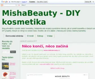 Mishabeauty.org(DIY kosmetika) Screenshot