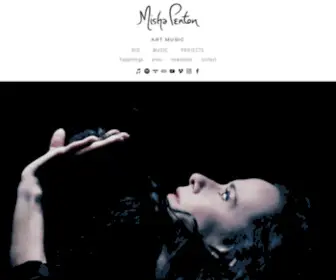 Mishapenton.com(Misha Penton) Screenshot