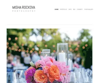 Misharockovaphoto.com(Misha Rockova Photography) Screenshot