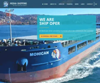 Mishaship.com(Misha Shipping Agency) Screenshot