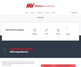 Mishkainvestment.com(Contact Support) Screenshot