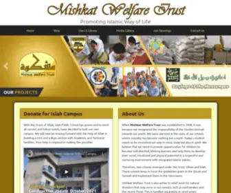 Mishkat.pk(Mishkat Welfare Trust) Screenshot