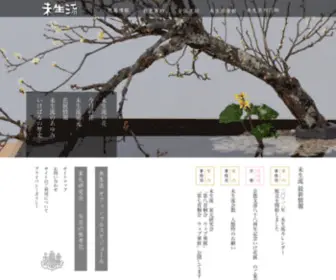 Misho-Ryu.com(未生流) Screenshot