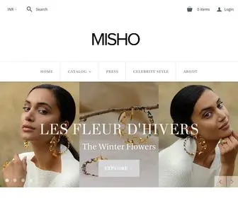 Mishodesigns.com(Luxury Handcrafted Designer Jewellery) Screenshot