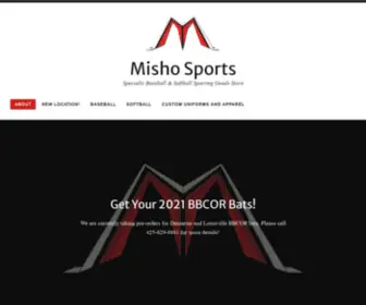 Mishosports.com(Misho Sports) Screenshot