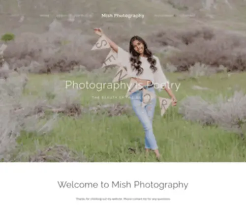 Mishphotography.net(Salt Lake Photographer) Screenshot