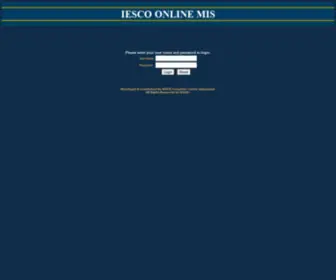 Misiesco.com.pk(IESCO MIS) Screenshot