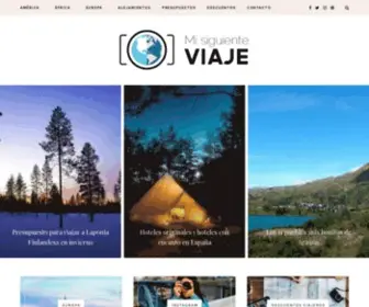 Misiguienteviaje.com(Blog de viajes) Screenshot