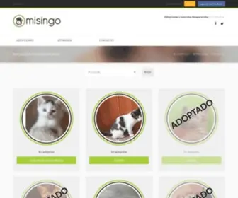 Misingo.com(Adopciones de Mascotas en Costa Rica) Screenshot