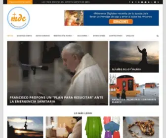 Misionerosdigitales.com(Misioneros Digitales Católicos MDC) Screenshot