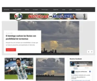 Misionescuatro.com.ar(Noticias de Misiones) Screenshot